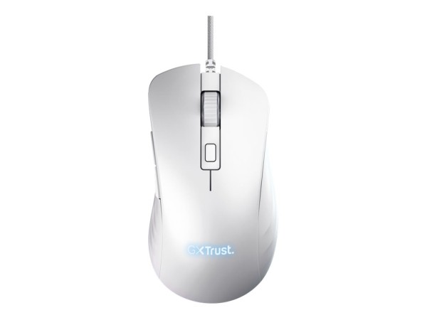 TRUST GXT924W YBAR+ Gaming-Maus Kabelgebunden Optisch Weiß 6 Tasten 25600 d 24891