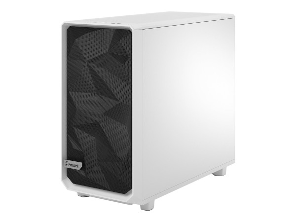 FRACTAL DESIGN Meshify 2 White TG Clear Tint Midi-Tower, Tempered Glass. we FD-C-MES2A-05