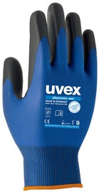 uvex Arbeitshandschuh phynomic wet, Gr. 06, blau/anthrazit