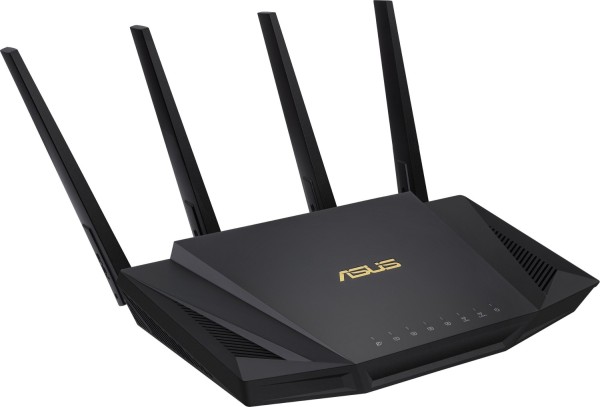 ASUS RT-AX58U V2 WLAN Router [WiFi 6 (802.11ax), Dual-Band, bis zu 3.000 Mb 90IG06Q0-MO3B00