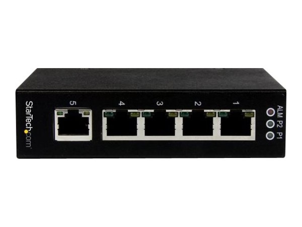 STARTECH.COM 5 Port Unmanaged Industrieller Gigabit Ethernet Switch - Huts IES51000
