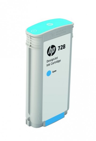 HP 728 - 130 ml - Dye-Based Cyan