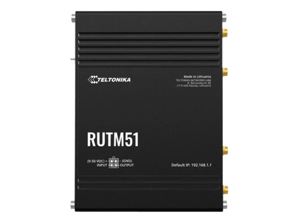 TELTONIKA RUTM51 Industrial 5G WiFi Router RUTM51100000