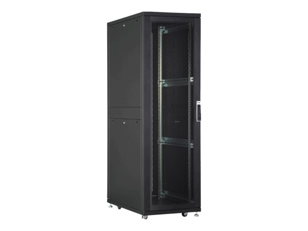 DIGITUS 42HE Serverschrank 1970x600x1000 Grau Glastür DN-19 SRV-42U-GD-1