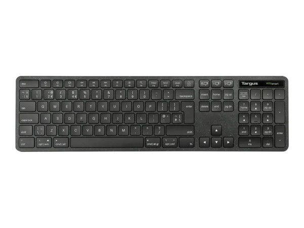 TARGUS EcoSmart Funk, Bluetooth Tastatur Englisch, QWERTY Schwarz AKB873UK