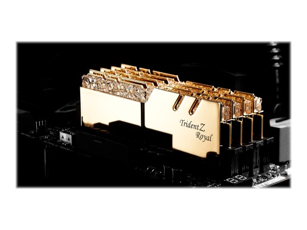 GSKILL Trident Z Royal Gold 32GB Kit (4x8GB) F4-4000C18Q-32GTRG