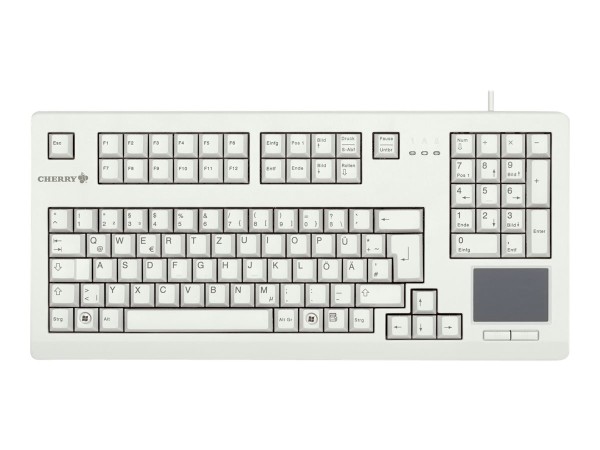 CHERRY G80-11900LUMGB-0 USB 19Zoll Tastatur hellgrau (GB) G80-11900LUMGB-0