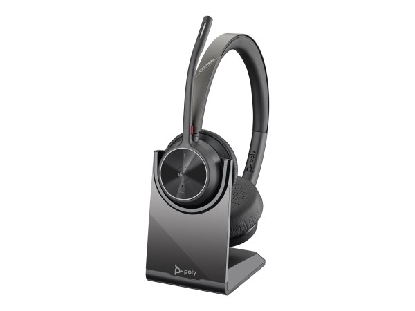 POLY BT Headset Voyager 4320 UC Stereo USB-C Teams mit Stand 218479-02