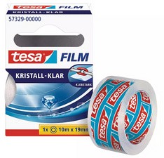 tesa Film, kristall-klar, 10-er Pack, 15 mm x 33 m