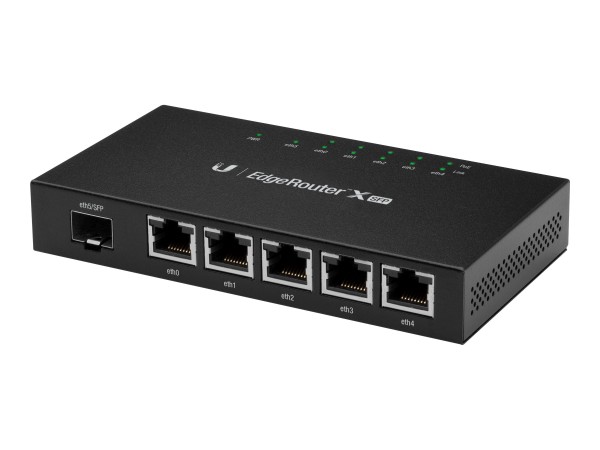 UBIQUITI NETWORKS Ubiquiti EdgeRouter X, 5-port Gigabit Router, 1x SFP In ER-X-SFP