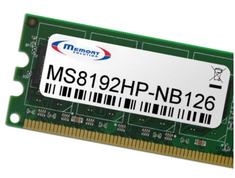 MEMORYSOLUTION HP MS8192HP-NB126 8GB MS8192HP-NB126