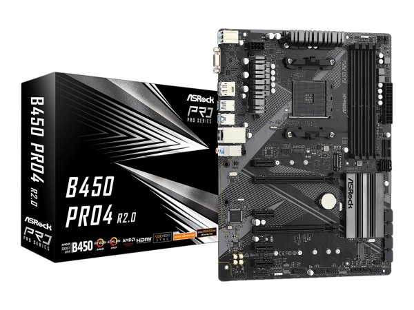 ASROCK B450 PRO4 R2.0 SAM4 90-MXBEE0-A0UAYZ