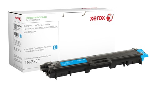 Xerox Tonerpatrone Cyan. Entspricht Brother TN245C. Mit Brother DCP-9020 - HL-3140 - HL-3150 - HL-3170 - MFC-9130 - MFC-9140 - MFC-9330 - MFC-9340 kompatibel