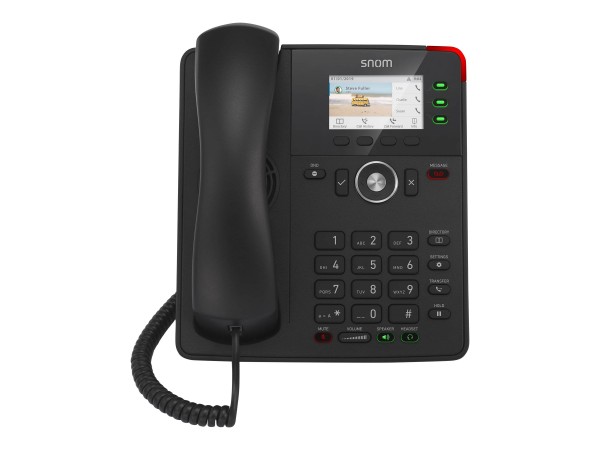 SNOM TECHNOLOGY D717 VoIP Desk Telefon, schwarz
