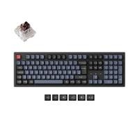 KEYCHRON K10 Pro schwarz/blaugrau, DE-Layout, Keychron K Pro Brown, Hot-Swa K10P-H3P-DE