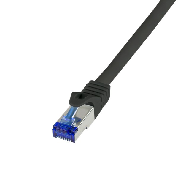 LogiLink Patchkabel Ultraflex, Kat.6A, S/FTP, 15 m, schwarz