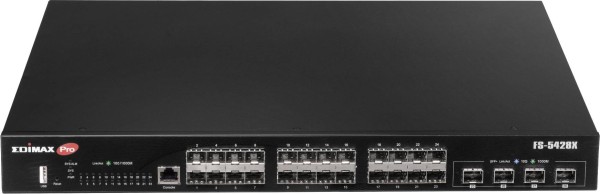 EDIMAX Switch 24 Gigabit SFP-Ports + 4 10GbE SFP+-Ports FS-5428X