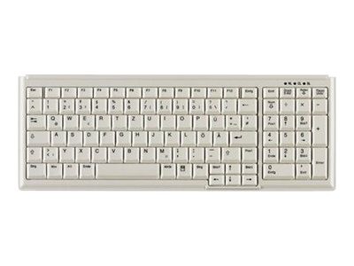 CHERRY CHERRY Active Key AK-7000 - Tastatur - USB - USA - Hellgrau
