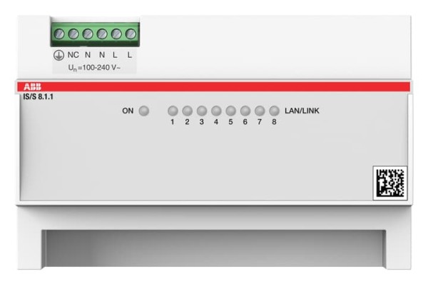 ABB IP Switch 8 Ports Fast IS/S8.1.1 Ethernet REG 2CDG120082R0011 2CDG120082R0011