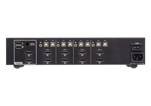 ATEN CS1144DP4C 4-Port USB DisplayPort Dual Display Secure KVM Switch mit C CS1144DP4C