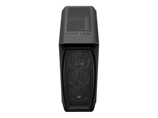 AEROCOOL AEROCOOL One Eclipse Midi-Tower, Tempered Glass - schwarz