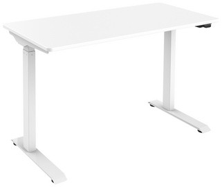 DIGITUS Sitz-Steh-Schreibtisch, (B)1.200 mm, weiß