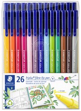 STAEDTLER Fasermaler triplus, 26er Etui