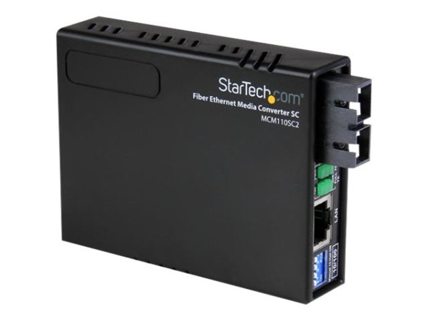 STARTECH.COM 10/100 Mbit/s Ethernet LWL / Glasfaser Multi Mode Medienkonver MCM110SC2EU