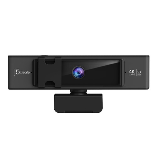 J5 CREATE USB 4K Ultra HD Webcam with 5x Digital Zoom Remote Control JVCU435-N