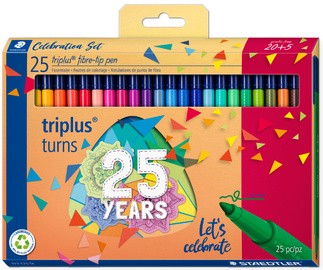 STAEDTLER Fasermaler triplus color, 20 + 5 Celebration Set