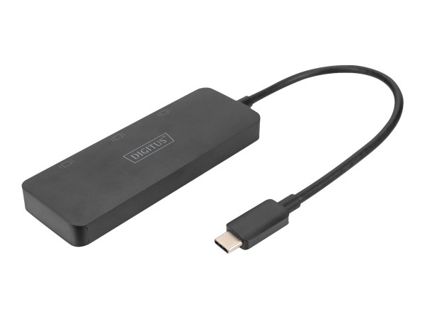 DIGITUS 3-Port-Video-Hub USB-C->3x HDMI schwarz DS-45333